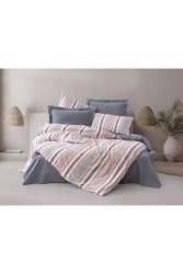 Çift Kişilik Nevresim Takımı Duo Lacivert 8680108062128 - Cotton Box