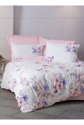 Çift Kişilik Nevresim Takımı Jayda Pembe 1761p - Cotton Box