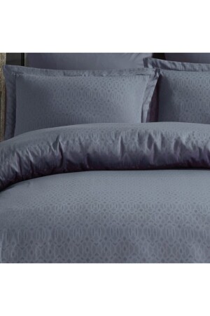 Çift Kişilik Pamuk Saten Nevresim Takımı Catena Naturel Grey 86992970012411 - ETE HOMETEX