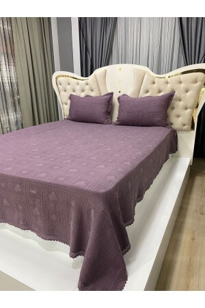 Çift Kişilik Yazlık Pamuklu Dantelli Pike Takımı 240x260 Teapike5 - Genel Markalar