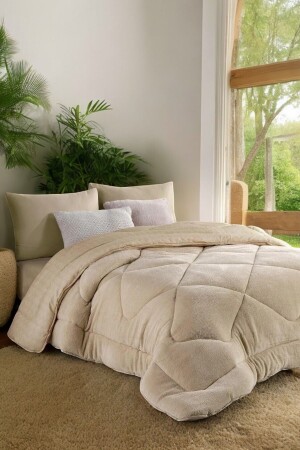 MNZ-مزدوج الجانب Welsoft Quilt مزدوج الملك الحجم 215 × 235 - Miaselis