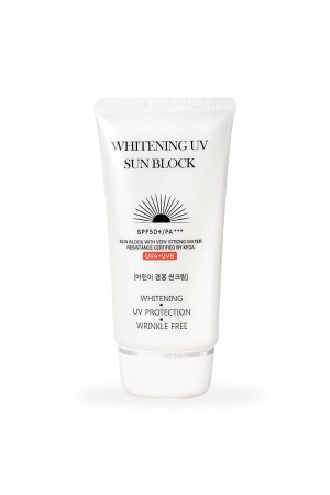Çil ve Lekeli Ciltler için Kırışıklık Karşıtı Beyazlatıcı Güneş Bakım Kremi Spf 50 - - Pa -- 8809317115856 - Jigott