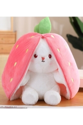 Çilek Tavşan Çantalı 50 cm Sevgiliye Özel 230717004 - Pandamkee