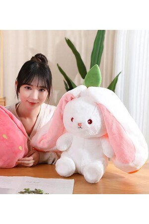 Çilektavşan Çantalı 50 cm Sevgiliye Özel - Pandamkee