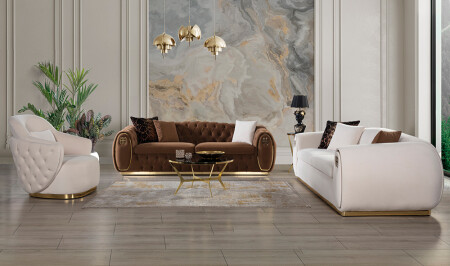 Cindy Luxury Living Room Set - Cadde Yıldız