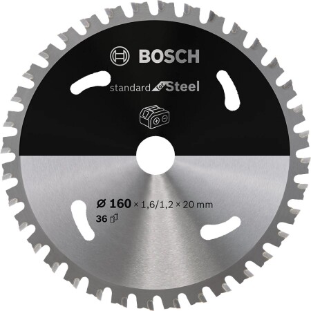 Circular saw blade for steel BOSCH 136x20x1.6/1.2mm 30T - Bosch Accessories