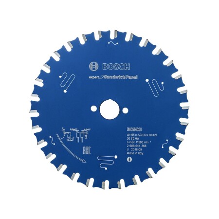 Circular saw blade for wood BOSCH 65x20x2.0/1.6 Z30 - Bosch Accessories