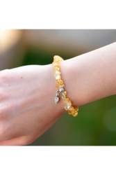 Citrine Stone Shapeless Bracelet - Money Stone TS22028 - Taş Sandığı
