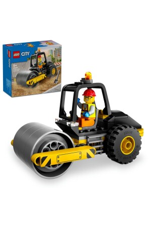 ® City Road Roller 60401 - Construction Set for Ages 5 and Up (78 Pieces) - Lego