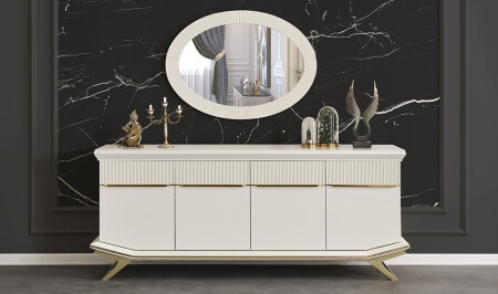 Clara Ecru Gold Console - Cadde Yıldız