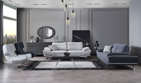 Clara Gray Sofa Set - Cadde Yıldız