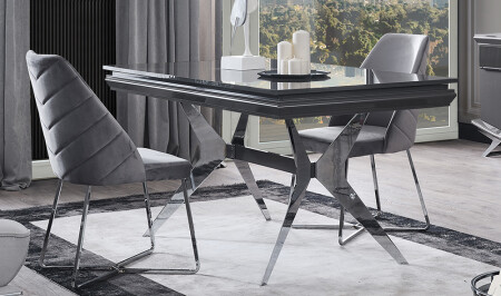 Clara Gray Table Set - Cadde Yıldız