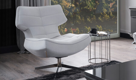 Clara Silver Armchair - Cadde Yıldız
