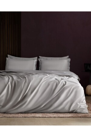 Clarette King Size Bamboo Satin Duvet Cover Set - Madame Coco