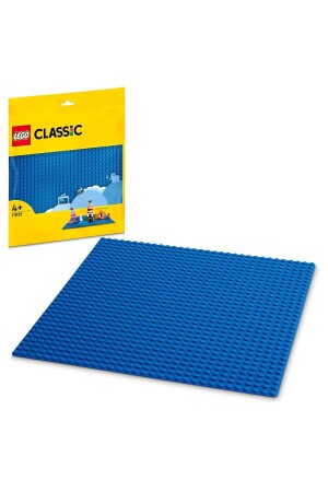 Classic Blue Plate 11025. - Lego