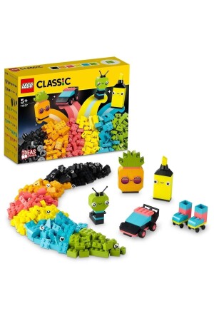 ® Classic Creative Neon Fun 11027 - Construction Set for Children Ages 5 and Up (333 Pieces) - LEGO