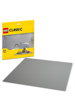 Classic Gray Plate 11024- Creative Toy Building S for Children 4 Years Old and Up (1 PIECE) - Lego
