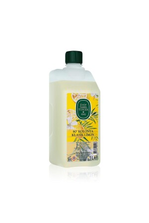 Classic Lemon Cologne 1 lt - Protective Locking Cap - Eyüp Sabri Tuncer