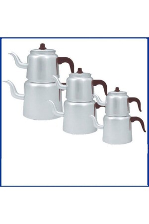 Classic Model Small Size Aluminum Teapot sng-05-10-21-160 - abnturk