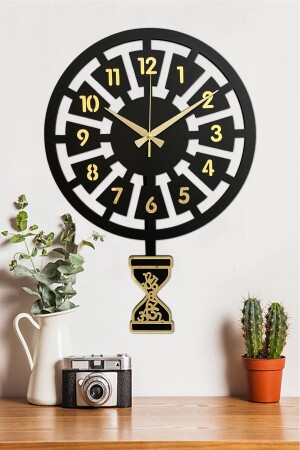 Classic Time - Gold Premium Swinging Pendulum Wall Clock SKP1007 - Sokaktaki Hediyem