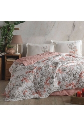 Clasy Double 4 Season Quilted Duvet Cover Set Aprila Powder Ç. K 4 Season Aprila - DENİZLİ ÇEYİZ