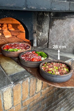 Clay Casserole-Oven Dish-Oven Tray 30 Cm4- For 5 People AD5063 - AdenArt