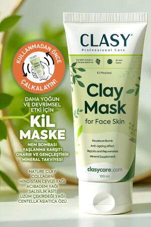 Clay Mask - Pore Tightening - Anti-Spot - Moisturizing - Clasy Care