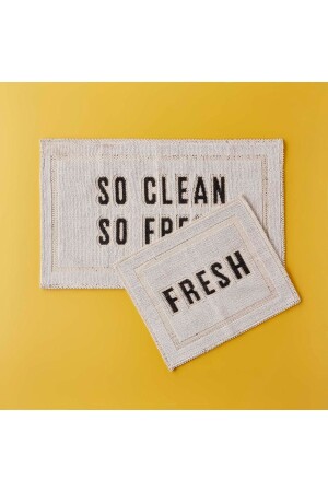 Clean Fresh Moppset Weiß (60x100 - 50x60 cm) - Bella Maison