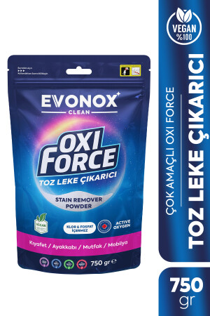 Clean Oxi Force Toz Leke Çıkarıcı 750 gr - Evonox