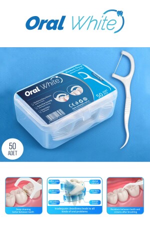 Cleaning Pro Dental Floss Plain - Oral White