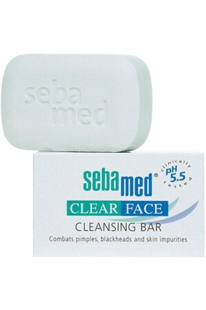Clear Face Akne- und Anti-Akne-Gesichtsreiniger, kompakt, 100 g, smb8948323234 - Sebamed
