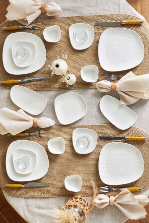 Cliff 26 Piece Porcelain Breakfast Serving Set for 4 People - Karaca