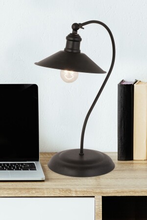 Climate Black Retro Design Modern Desk Lamp 3597-1M-BL - Apliqa