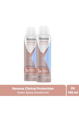 Clinical Protection Damenspray Deodorant Confidence 96 Stunden Schutz 150 ml X2 - Rexona