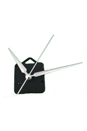 Clock Mechanism - 1 Piece 22 Mm Long Set Silent Wall Clock Mechanism with Hanger (A. SILVER) - Exizticaret