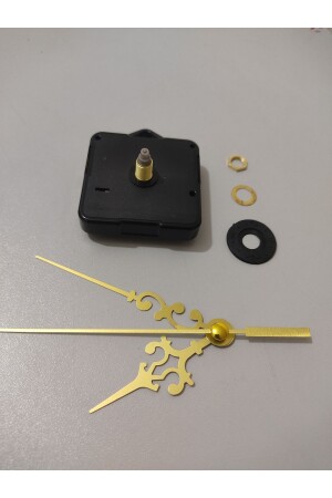 Clock Mechanism - Akar Silent Wall Clock Mechanism 16 Mm - hour hand - minute hand - seconds - with hanger - Exizticaret