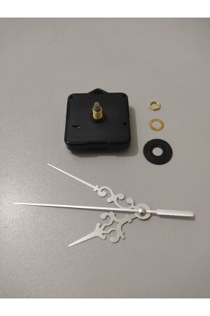 Clock Mechanism - Akar Silent Wall Clock Mechanism 16 Mm - hour hand - minute hand - seconds - with hanger - Exizticaret