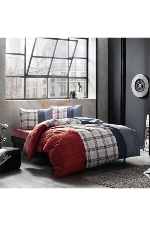 Cloud Ranforce Double Duvet Cover Set Red ADL30202932 - Taç