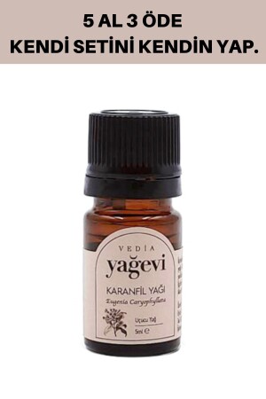 Clove Oil 5 ml - Pure Clove Bud Essential Oil - Yağevi