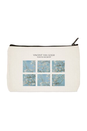 Clutch Van Gogh Almond Blossom 2 bedruckte Stoff-Make-up-Tasche – Stifthalter – Handtasche - Designedfy