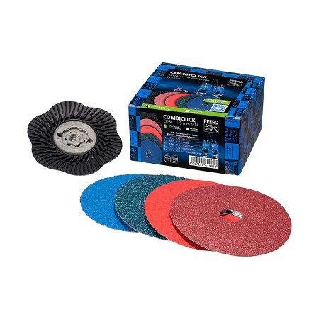 Coarse grinding disc set PFERD CC-SET 115 M14 G, 9 pcs. - Pferd