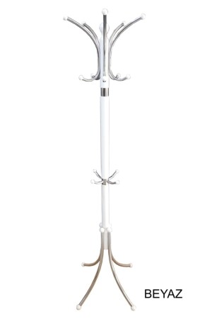 Coat Rack Footed Hanger - Clover Model White and Pale - TOLUNAY