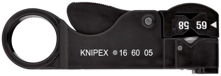 Coaxial cable stripping tool KNIPEX 166005SB - Knipex