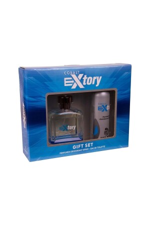 Cobalt Men's Perfume Set 100 ml EDT 150 ml Deodorant 8690973028853 - Extory