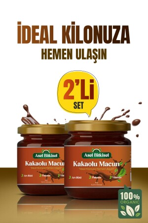 Cocoa-molasses Vitamin-appetite. Lightening Weight-gaining Herbal Mixed Paste - Asel Bitkisel