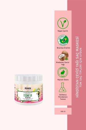 Coconut Oil - Nourishing and Repairing Anti-Breakage Hair Mask 100g - 876120002893 - NOVEX