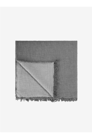 Cocoon 4 Layer Muslin Bedspread Piqué Dark Gray-Light Gray 200x220 MAM. B.R.HOUSE. TKS. BED. 00003. 200x220 - Barine