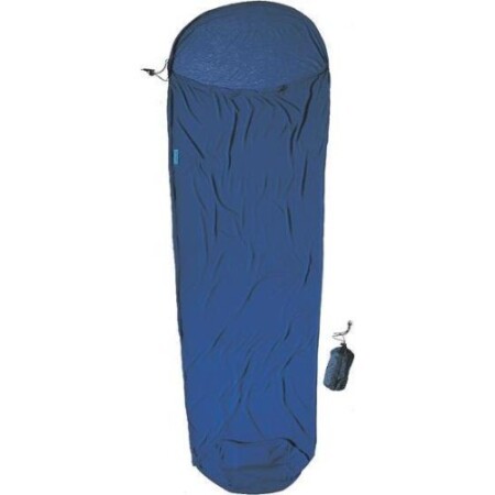 Cocoon Coolmax sleeping bag liner, blue - Cocoon