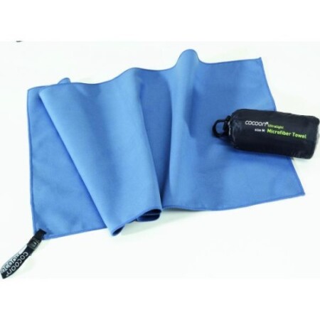 Cocoon microfiber towel, blue, size L - Cocoon