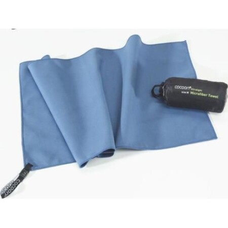Cocoon microfiber towel, blue, size M - Cocoon
